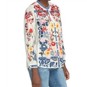 NEW JOHNNY WAS edie blouse in shell